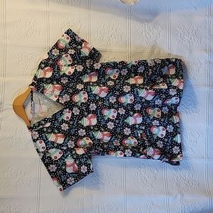 UA Scrubs Let It Snow Top